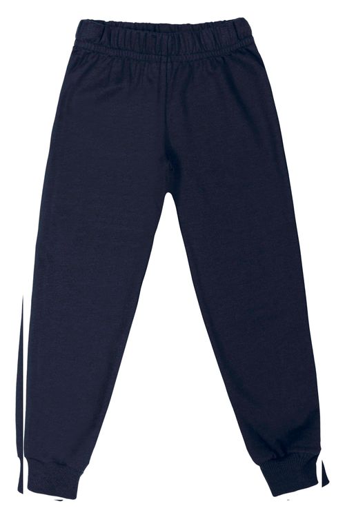 Calça em Moletom Infantil Menino (Azul Marinho) Bee Loop