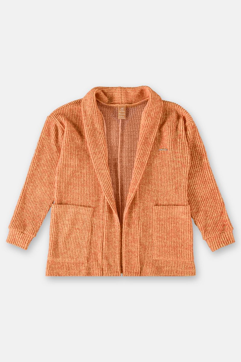 Cardigan-em-Material-Sintetico-Infantil-para-Menina-