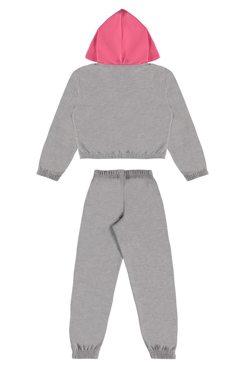 Conjunto-Jaqueta-Cropped-e-Calca-Infantil-Menina--Cinza--Guloseima
