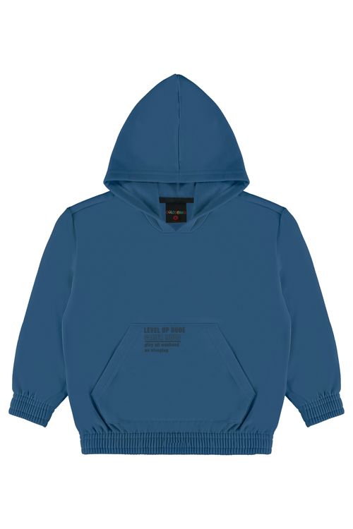 Blusão em Moletom Infantil para Menino (Azul) Guloseima