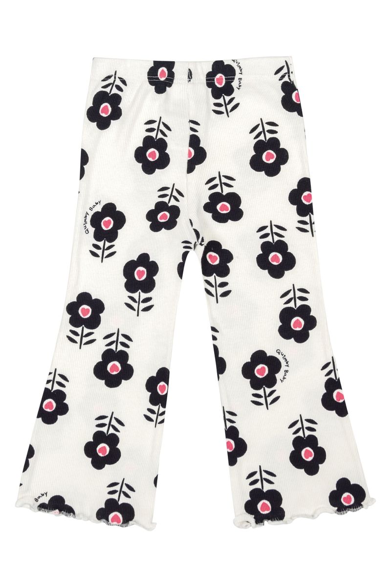 Conjunto-Blusa-e-Calca-Flare-para-Bebe-Menina--Branco--Quimby