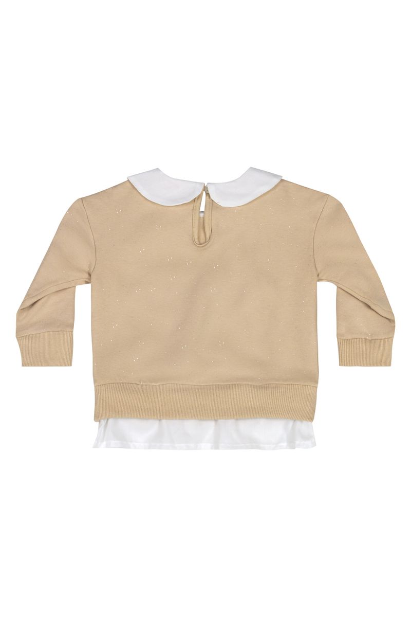 Conjunto-Blusao-e-Calca-para-Bebe-Menina--Bege--Quimby