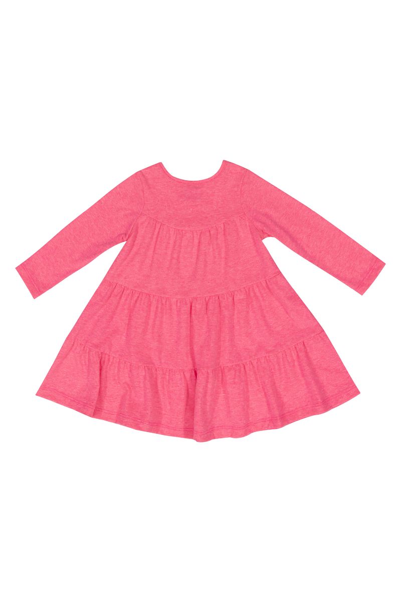 Vestido-Manga-Longa-para-Bebe--Rosa-Pink--Quimby