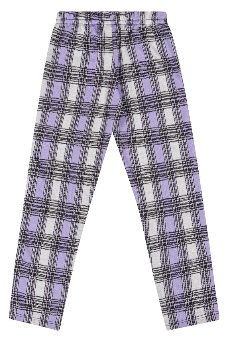 Calca-Legging-Xadrez-Infantil-Meninas--Roxo--Quimby