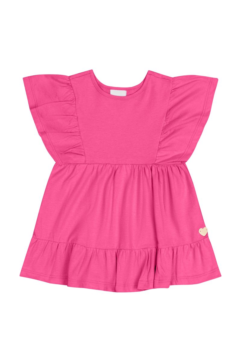 Vestido-em-Meia-Malha-para-Bebe-Menina--Rosa--Quimby