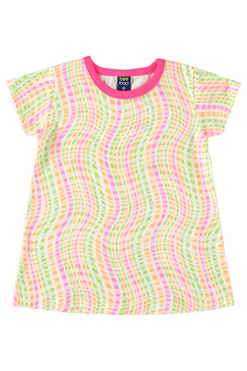 Blusa em Meia Malha para Menina (Amarelo) Bee Loop