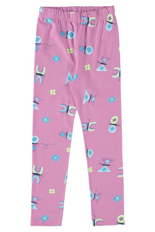 Legging em Cotton para Menina (Rosa Claro) Bee Loop