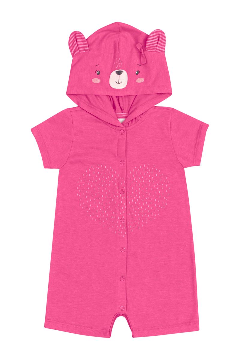 Macaquinho-com-Capuz-em-Meia-Malha-para-Bebe-Menina--Rosa--Quimby