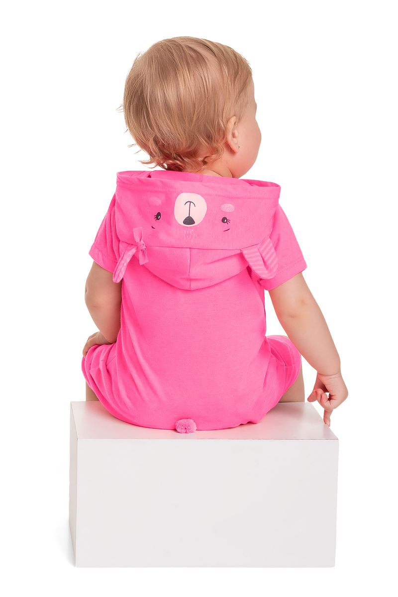 Macaquinho-com-Capuz-em-Meia-Malha-para-Bebe-Menina--Rosa--Quimby