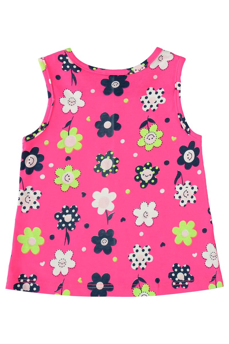 Conjunto-Floral-com-Blusa-e-Short-Ciclista-para-Bebe-Menina--Rosa--Bee-Loop