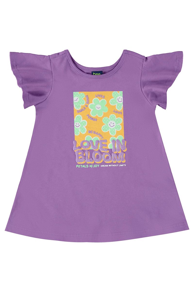 Vestido-em-Meia-Malha-para-Bebe-Menina--Roxo--Bee-Loop