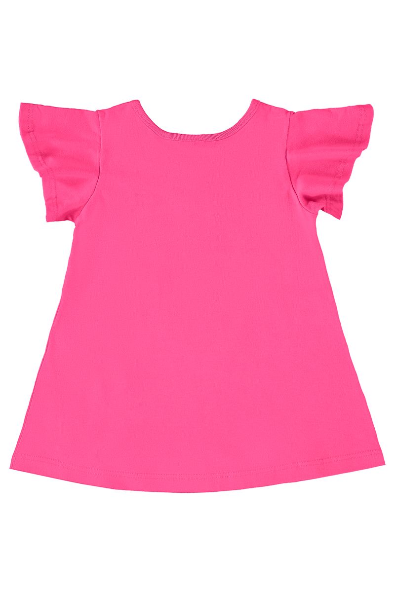 Vestido-em-Meia-Malha-para-Bebe-Menina--Rosa--Bee-Loop
