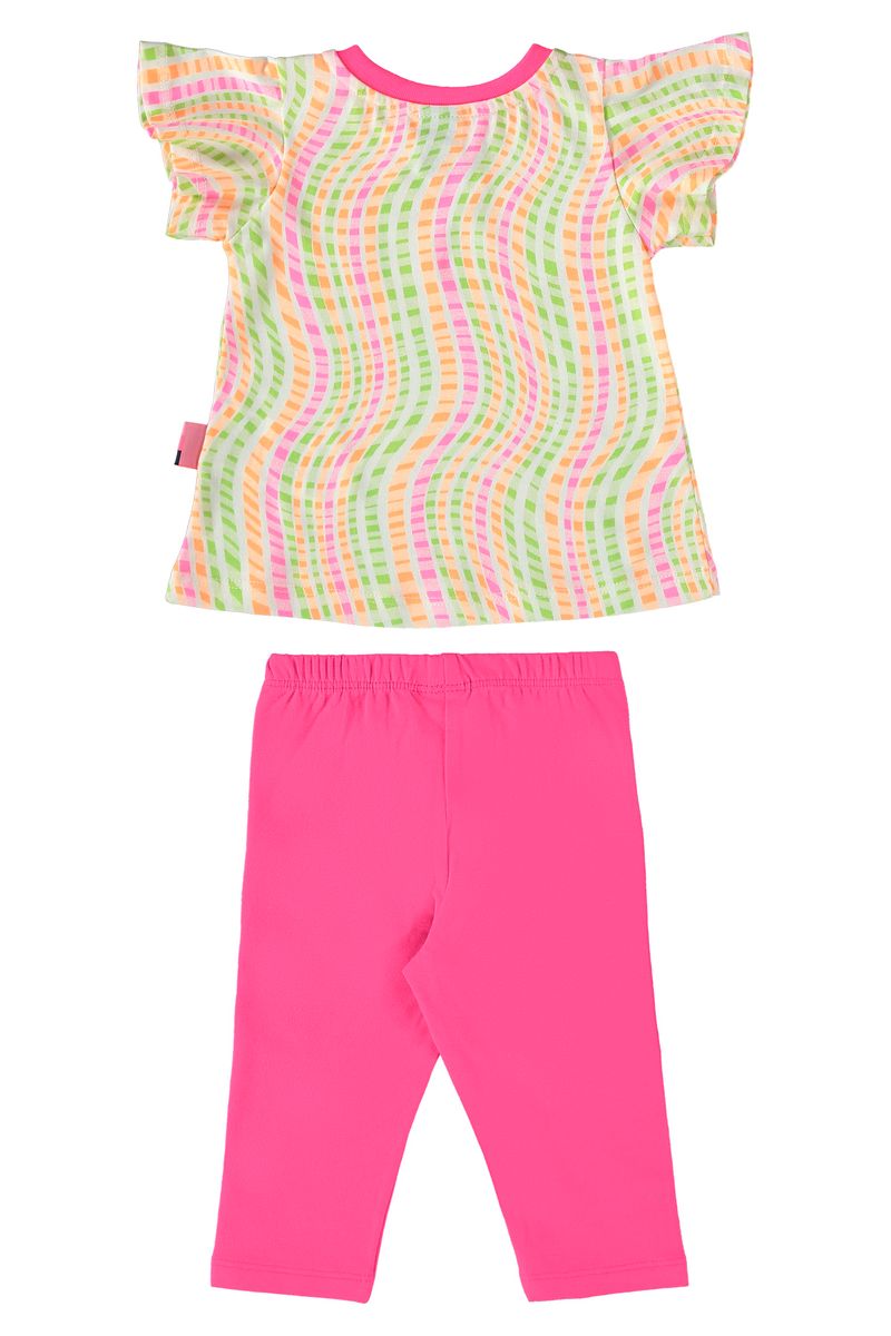 Conjunto-com-Blusa-e-Calca-Legging-para-Bebe-Menina--Rosa-Pink--Bee-Loop
