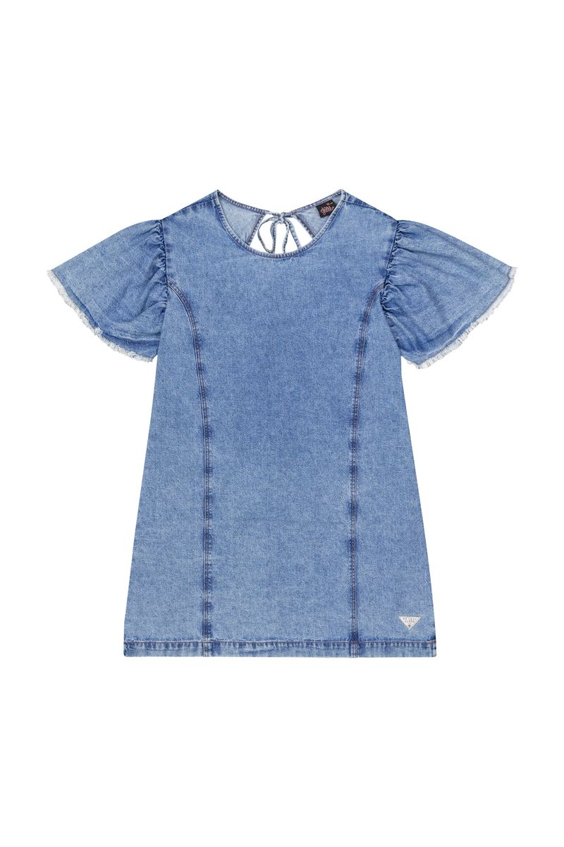 Vestido-Jeans-Juvenil--Azul--Gloss