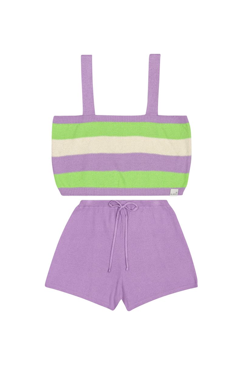 Conjunto-com-Top-Cropped-e-Short-em-Trico-Juvenil--Roxo--Gloss