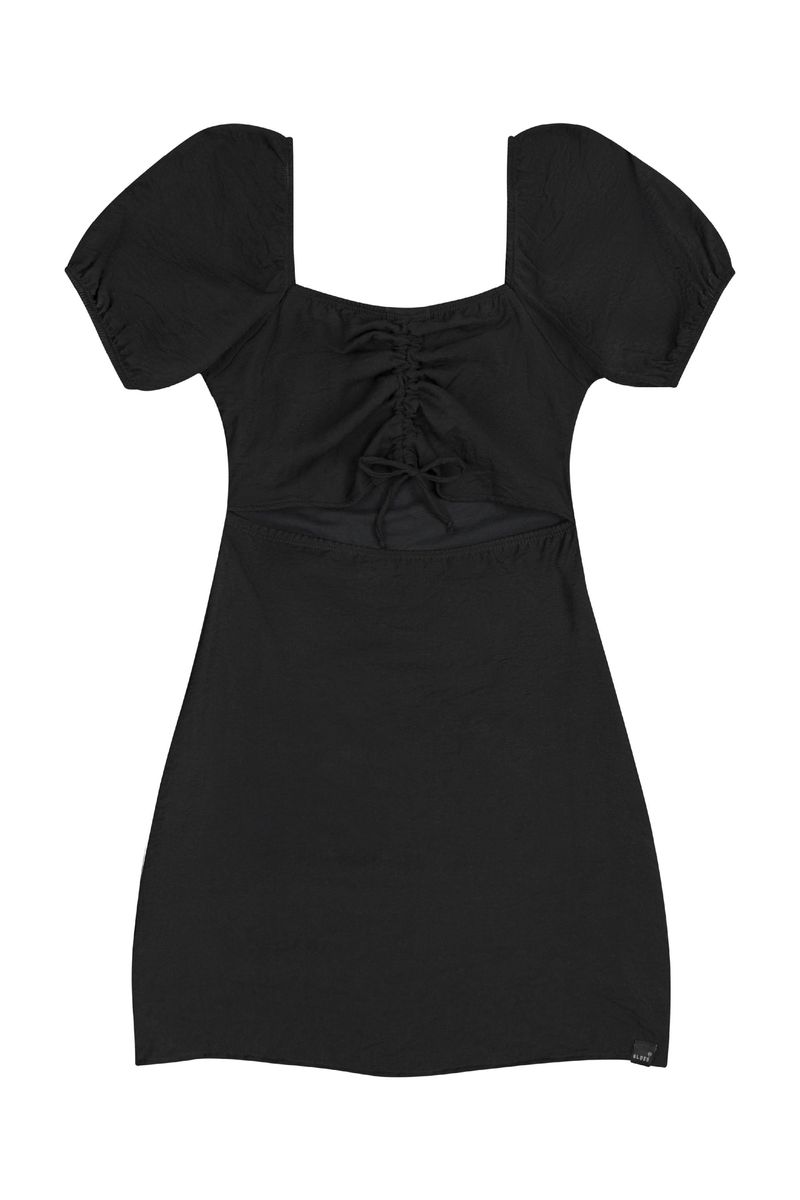 Vestido-em-Tecido-Juvenil--Preto--Gloss