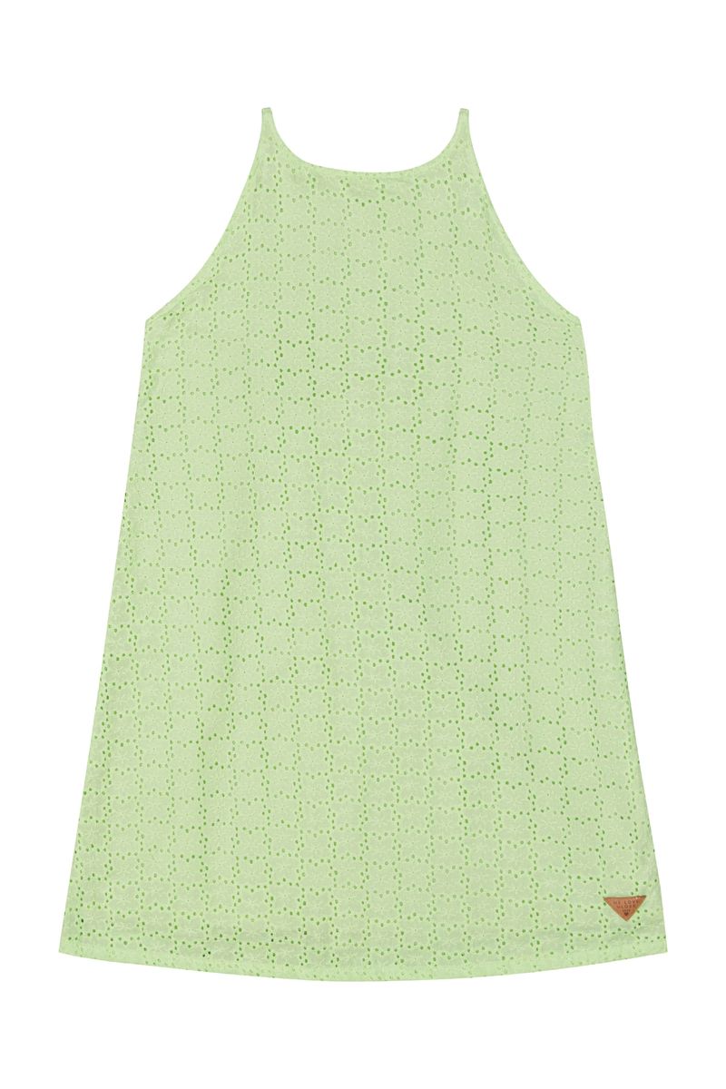 Vestido-Floral-em-Laise-Juvenil--Verde--Gloss