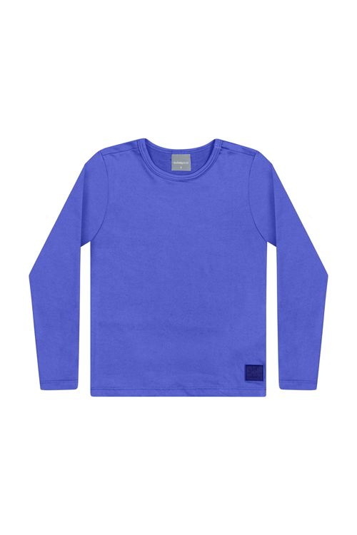 Blusa Manga Longa Infantil Unissex FPS +50 (Azul) Quimby