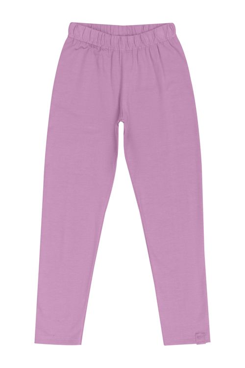 Legging Infantil em Cotton para Menina (Roxo) Quimby