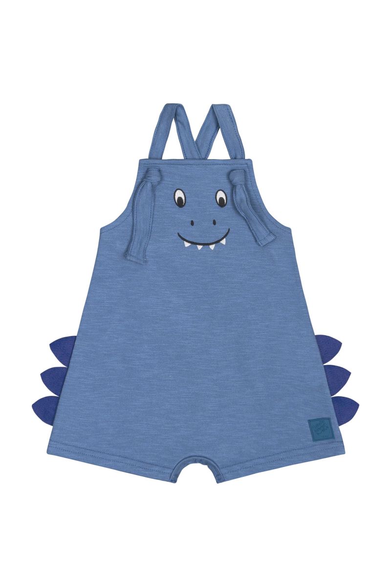 Jardineira-Unissex-em-Moletinho-para-Bebe--Azul--Quimby