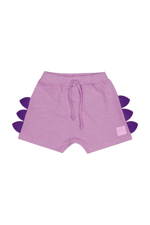 Short Unissex em Moletinho para Bebê (Roxo) Quimby