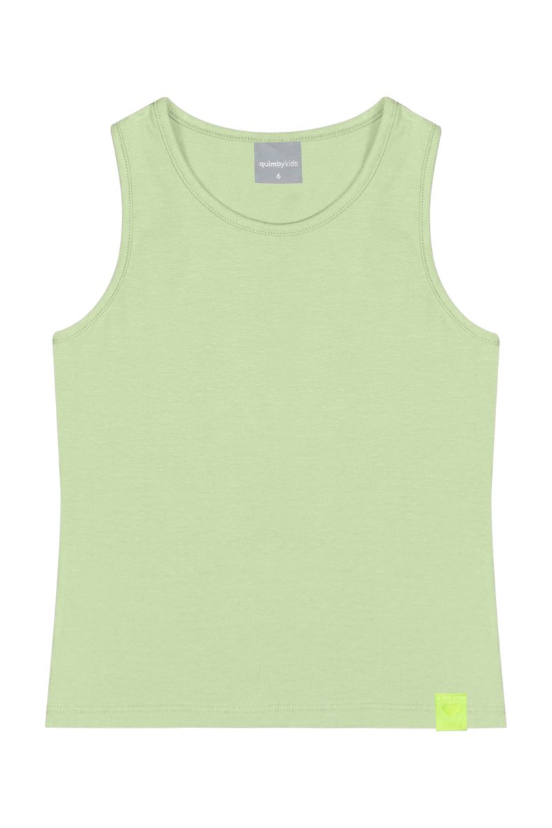 Regata-Basica-Infantil-em-Cotton-para-Menina--Verde--Quimby-