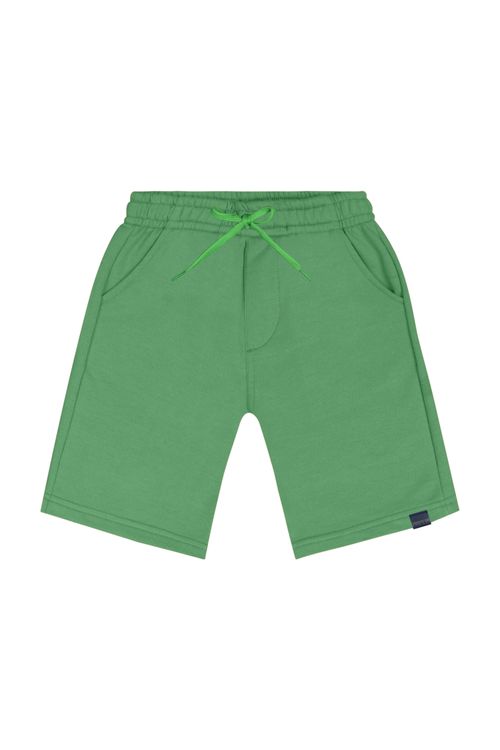 Bermuda Infantil em Moletom para Menino (Verde) Quimby