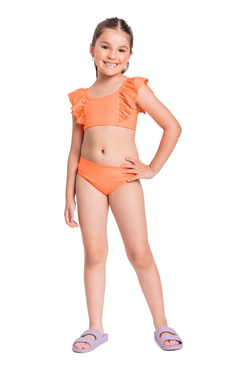Biquini-Infantil-FPS--50--Laranja--Quimby
