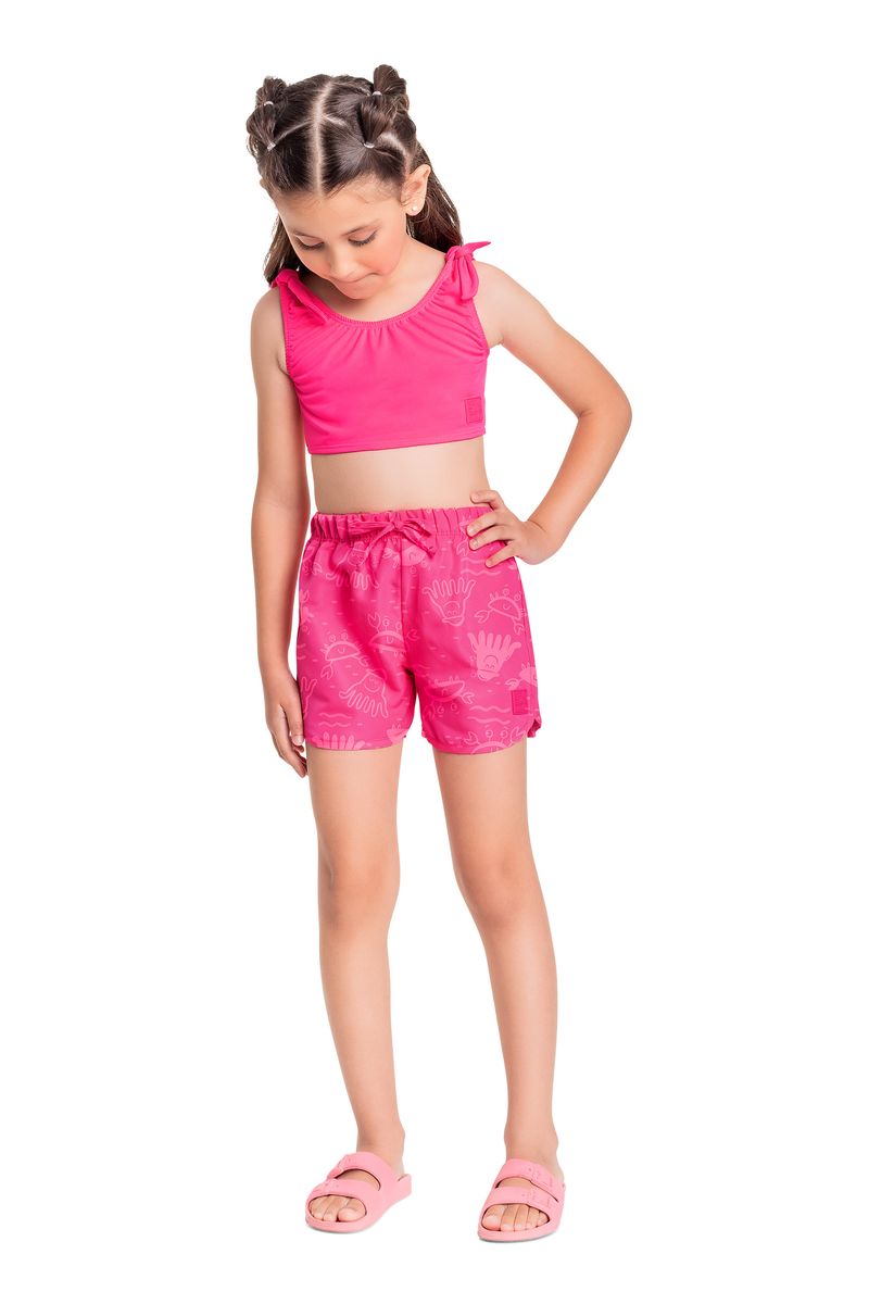 Short-Infantil-em-Microfibra-para-Menina--Rosa--Quimby