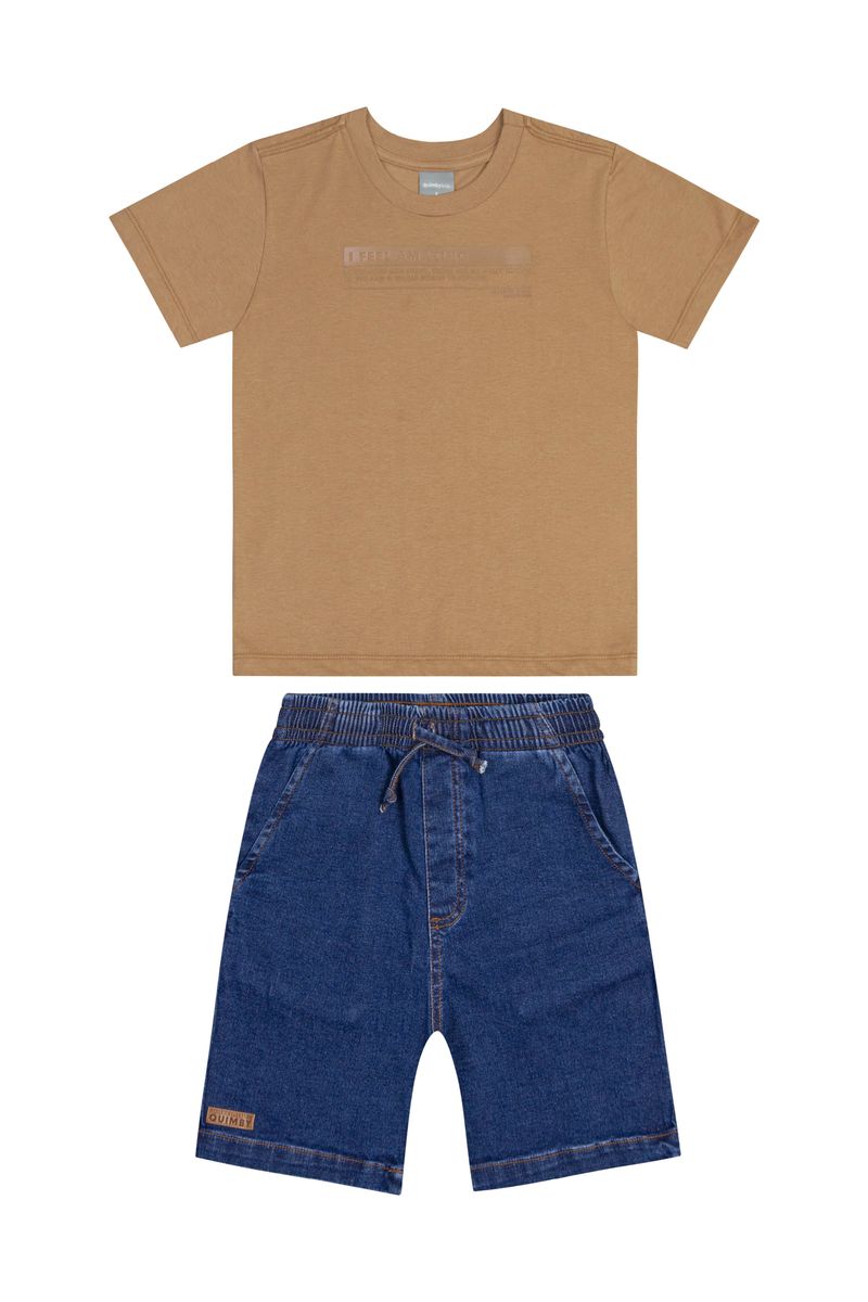 Conjunto-Infantil-com-Camiseta-e-Bermuda-para-Menino