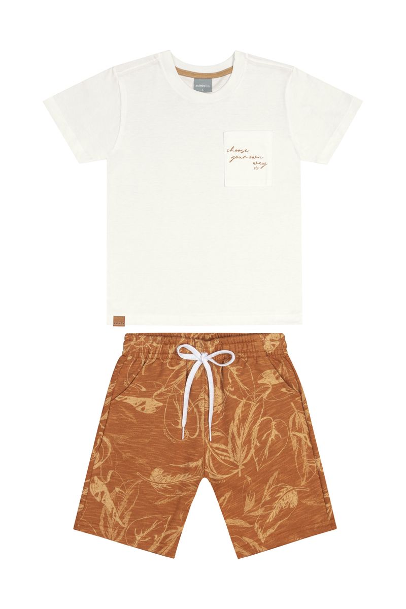 Conjunto-Infantil-com-Camiseta-e-Bermuda-para-Menino