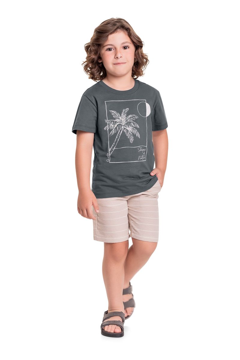 Conjunto-Infantil-com-Camiseta-e-Bermuda-para-Menino