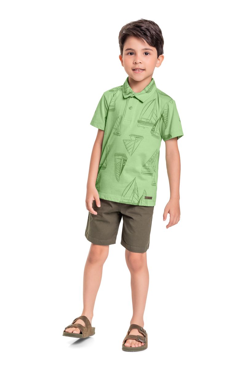 Conjunto-Infantil-com-Camisa-Polo-e-Bermuda-para-Menino