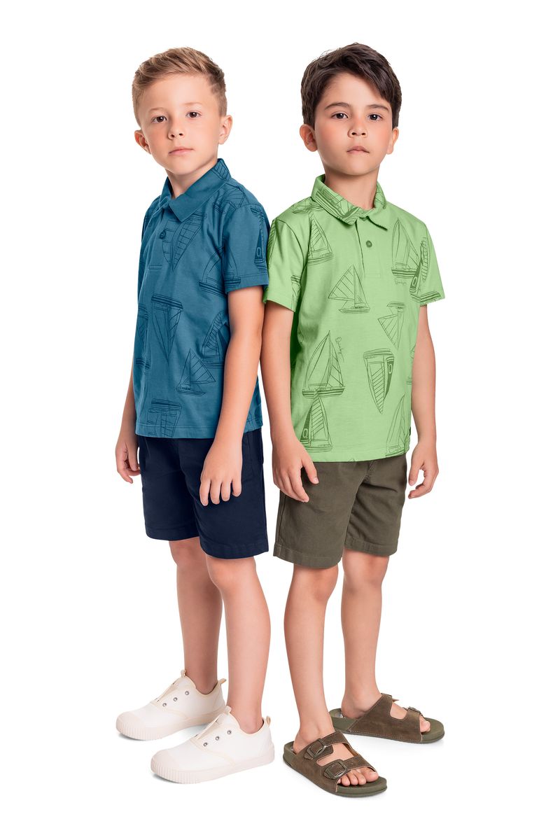 Conjunto-Infantil-com-Camisa-Polo-e-Bermuda-para-Menino