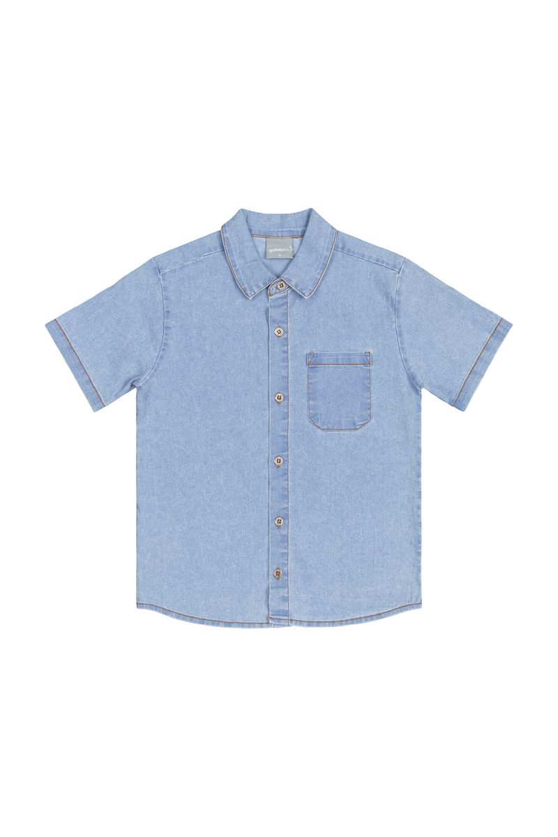 Camisa-Jeans-Infantil-para-Menino--Azul--Quimby