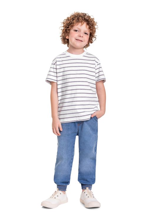 Calça Jeans Infantil para Menino (Azul) Quimby