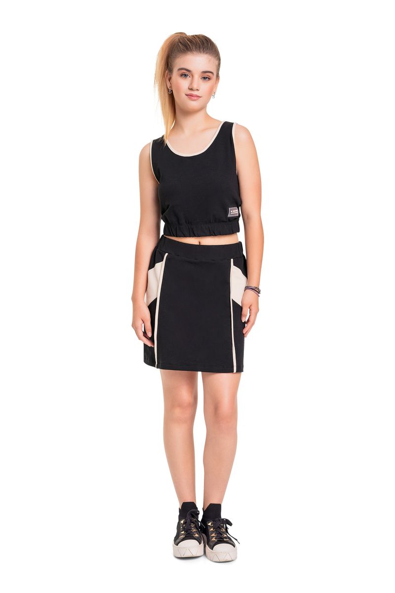 Conjunto-Top-Cropped-e-Saia-em-Molecotton-Juvenil--Preto--Gloss
