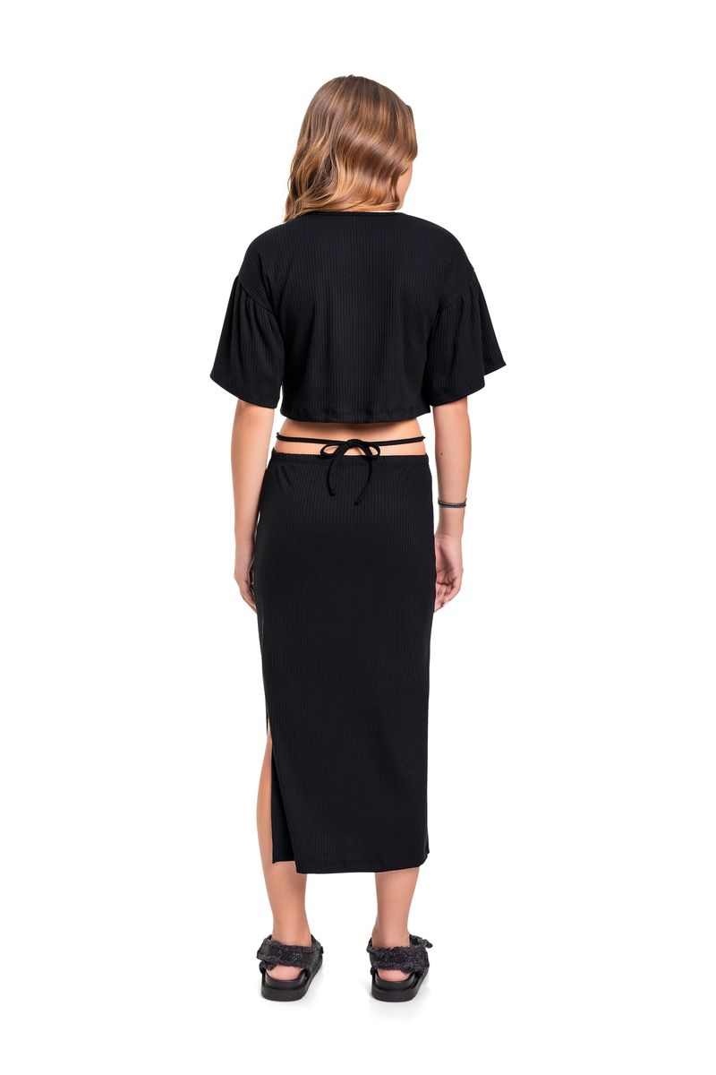 Conjunto-Blusa-Cropped-e-Saia-Midi-em-Ribana--Preto--Gloss