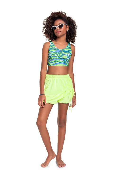 Short-Saia em Malha UV FPS +50 (Verde) Gloss