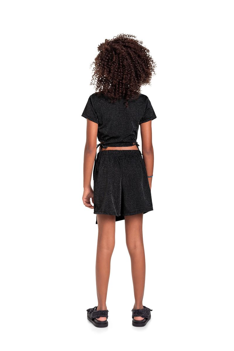 Conjunto-Blusa-Cropped-e-Short-Saia-em-Malha-Lurex-Juvenil--Preto--Gloss