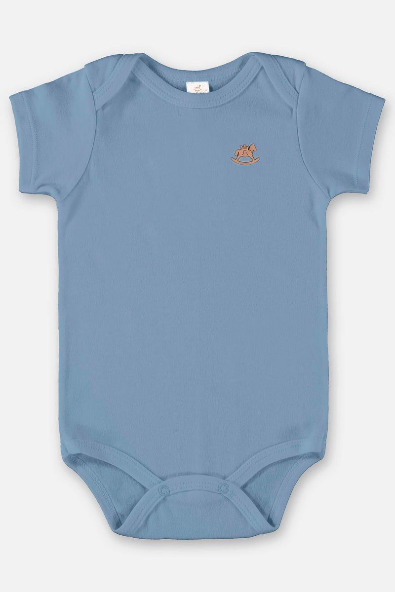 Body-Manga-Curta-em-Suedine-Unissex-para-Bebe--Azul--Up-Baby
