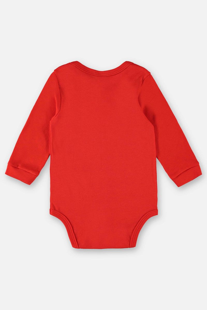 Body-Manga-Longa-em-Suedine-Unissex-para-Bebe--Vermelho--Up-Baby