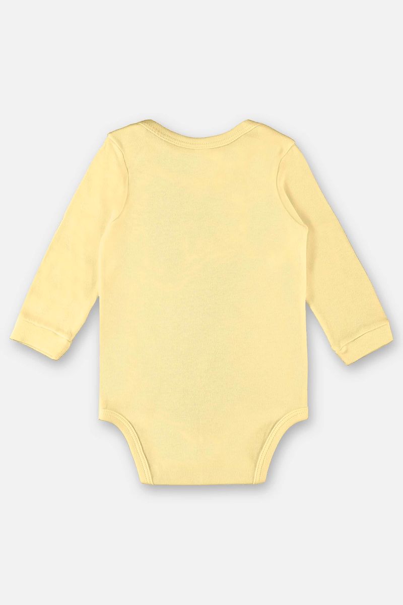 Body-Manga-Longa-em-Suedine-Unissex-para-Bebe--Amarelo--Up-Baby