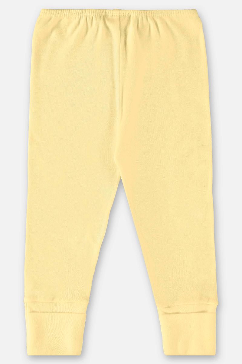 Calca-Basica-em-Suedine-Unissex-para-Bebe--Amarelo--Up-Baby