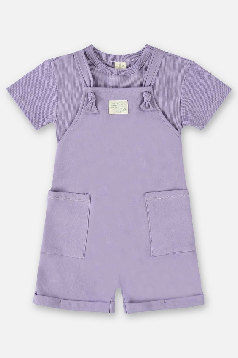Conjunto-Blusa-e-Jardineira-Infantil-Unissex-Nature