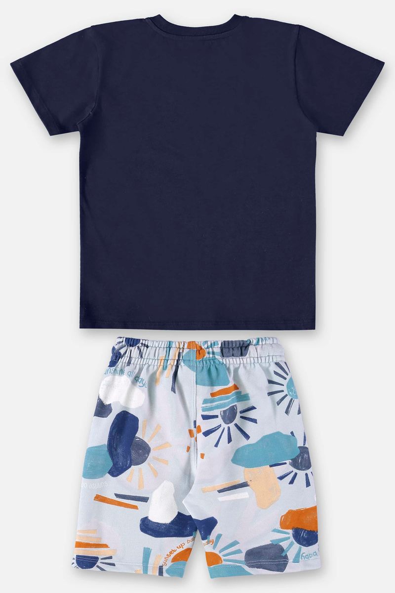 Conjunto-Infantil-para-Meninos-com-Camiseta-e-Bermuda