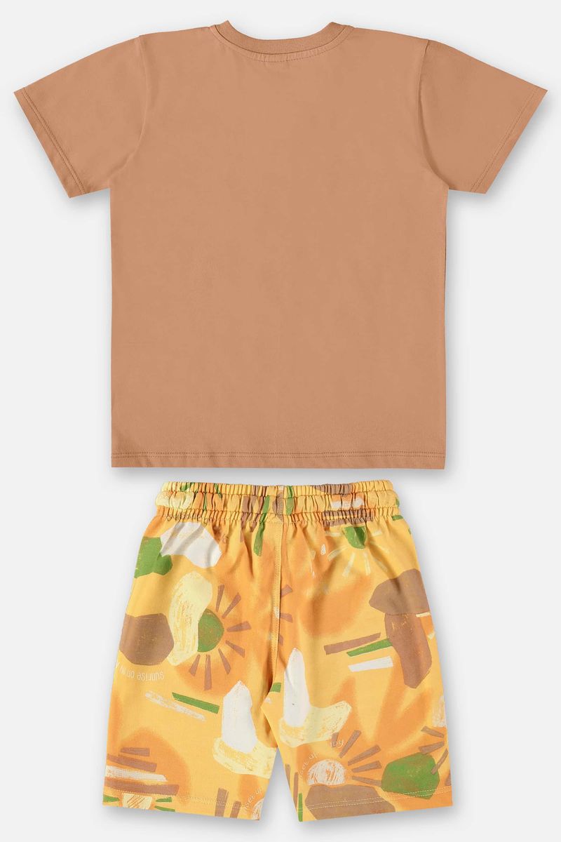 Conjunto-Infantil-para-Meninos-com-Camiseta-e-Bermuda