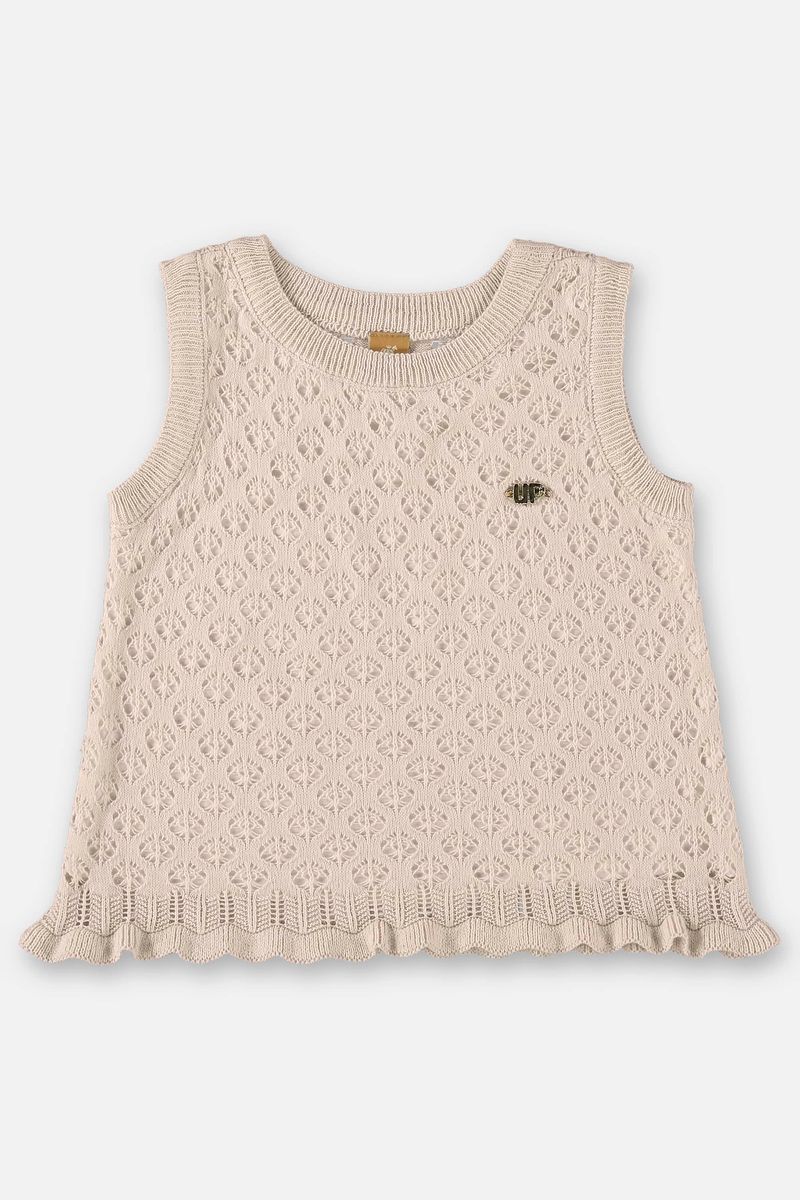 Regata-Infantil-para-Meninas-em-Trico--Off-White--Up-Baby
