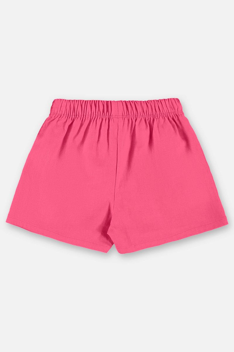 Conjunto-Infantil-para-Meninas-com-Bata-e-Shorts--Rosa--Up-Baby