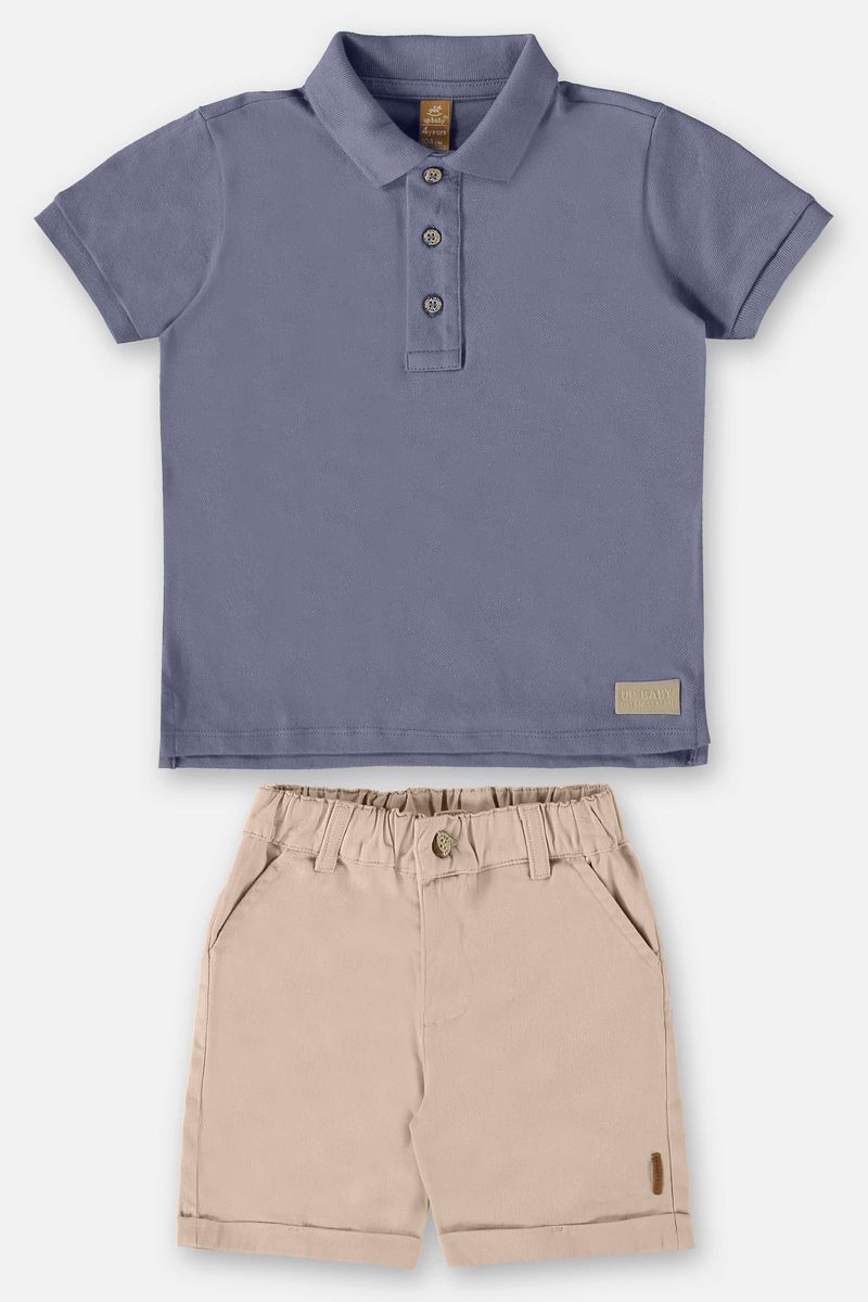 Conjunto-Infantil-para-Menino-com-Polo-e-Bermuda
